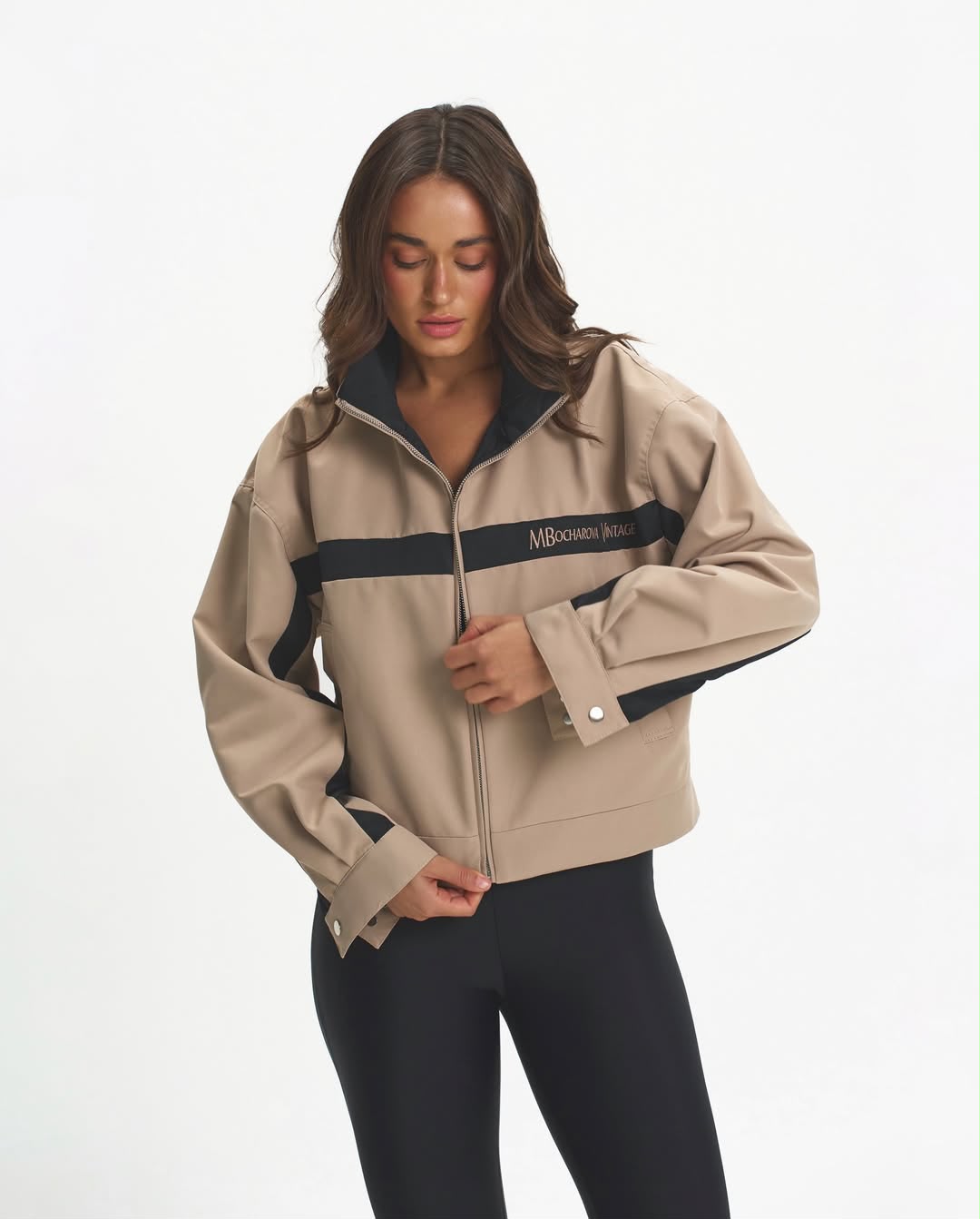 Retro zip up jacket